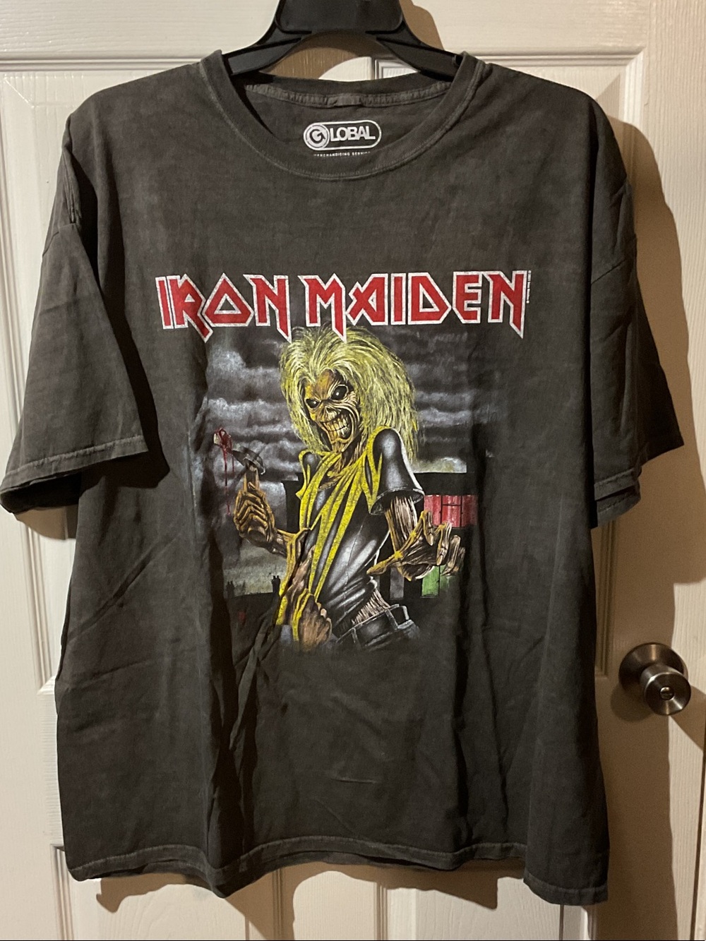 Iron Maiden Black Graphic Band Tee